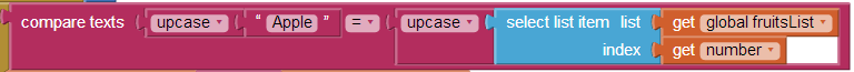 Compare ignoring case