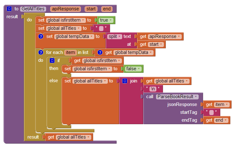 Parse multiple JSON results